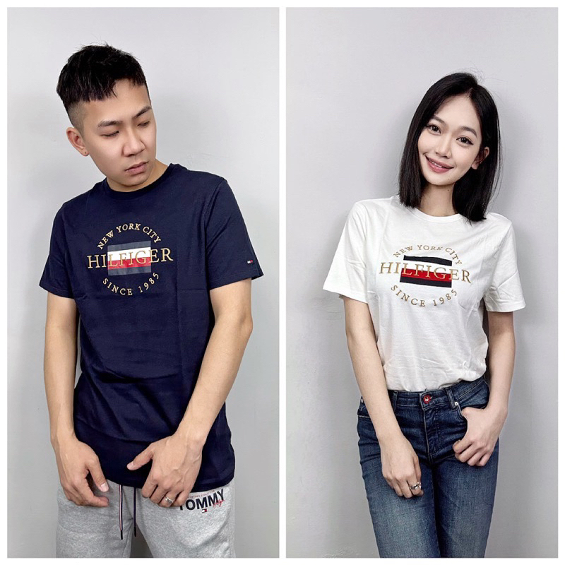 【New START精品服飾-員林】現貨免運 Tommy Hilfiger 電繡金字國旗 短袖 T恤 短T