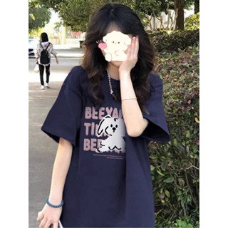 【鹿向南】100%純棉T恤 韓版上衣 oversize t恤 ins 風 美式復古上衣 歐美上衣 韓系衣服 正韓上衣