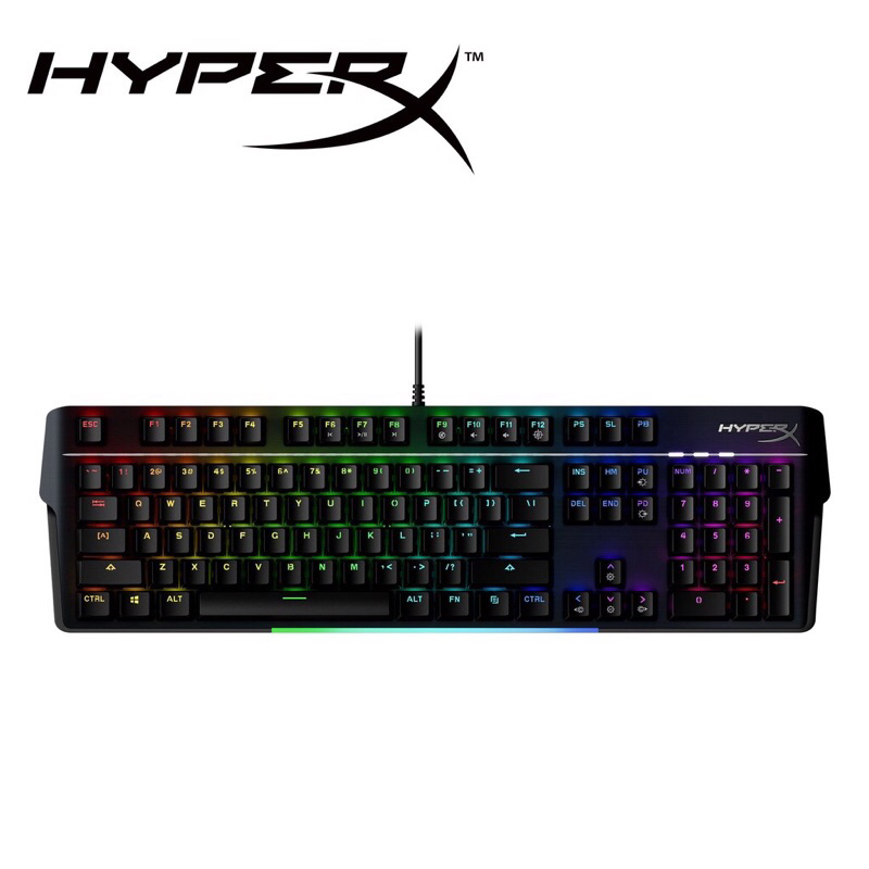 全新未拆 HyperX Alloy MKW100 英文版 (紅軸) 機械式電競鍵盤