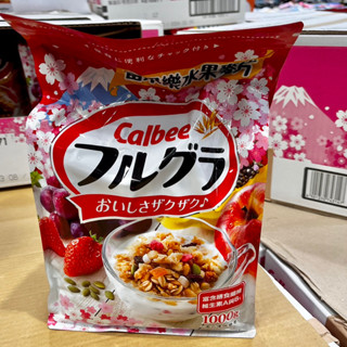 好市多代購 卡樂比 日本 富果樂水果麥片 家庭號 1kg裝 calbee穀物零食 奶素 全聯好物 超市好物