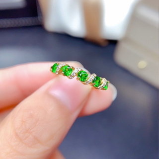現貨 蘇打綠 20分 0.2克拉 圆鑽 5*5mm 戒指 祖母綠 綠水晶 戒指 可調式戒圍9290
