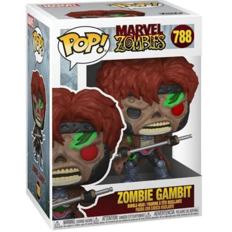 FUNKO POP 788 漫威 喪屍系列 金牌手 ZOMBIE GAMBIT MARVEL ZOMBIES