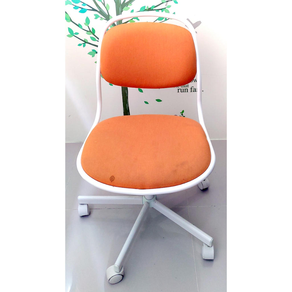 IKEA ORFJALL 橘色 辦公椅 電腦椅 旋轉椅