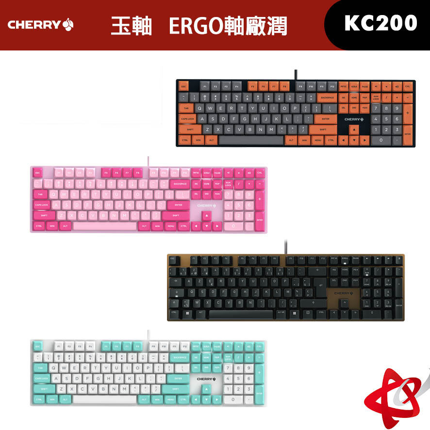 Cherry 櫻桃 KC200 MX 機械式鍵盤 ERGO軸廠潤 英文 KC-200