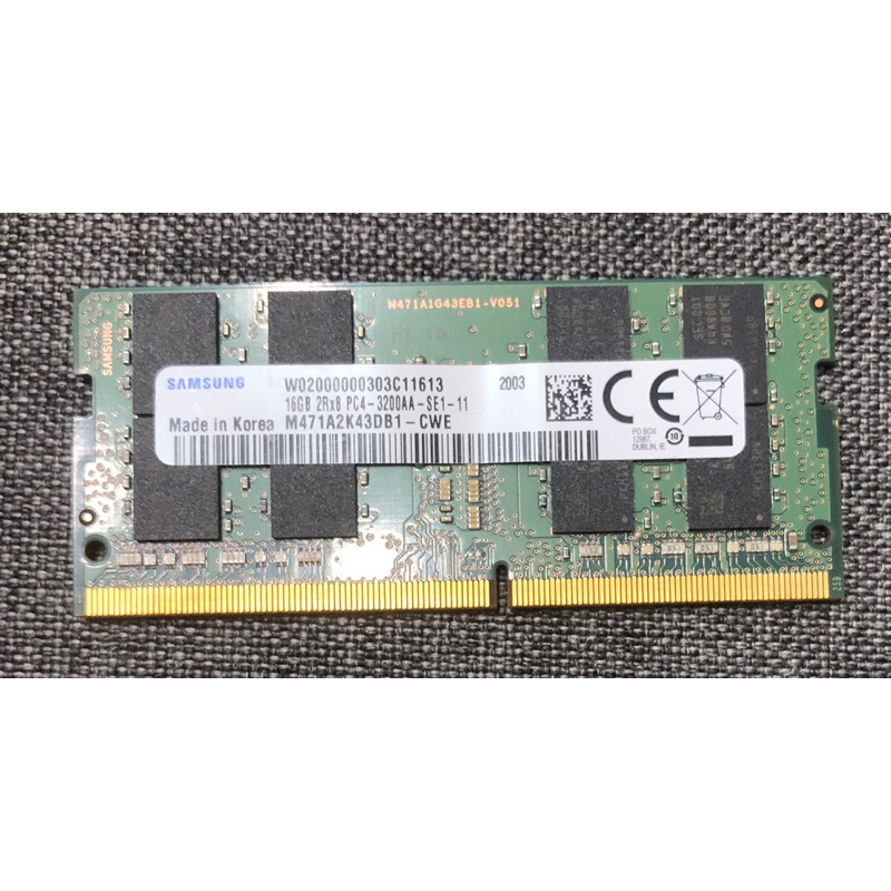 SAMSUNG SKhynix Kingston DDR4 4G 16G 筆記型記憶體