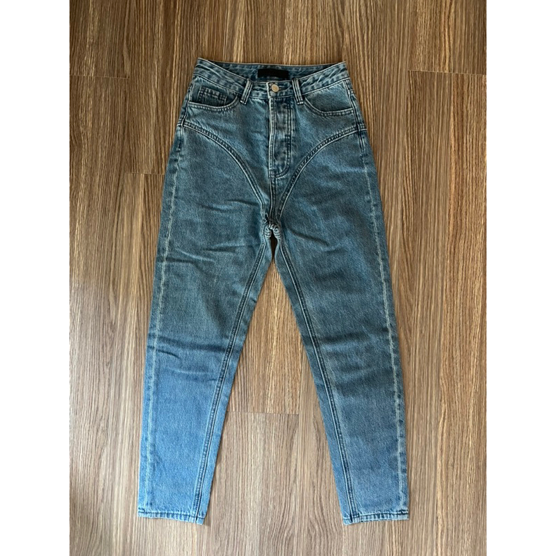 YUYU 90's High Rise Jeans包大人牛仔褲S號