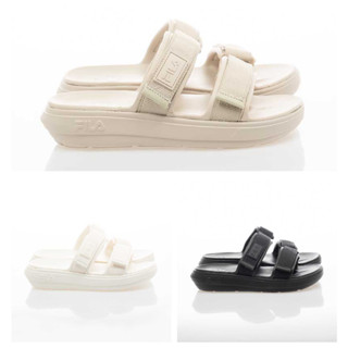 【歐麥OMAI】FILA PONG SLIDE 拖鞋 厚底 增高 米白色 奶茶色 防水