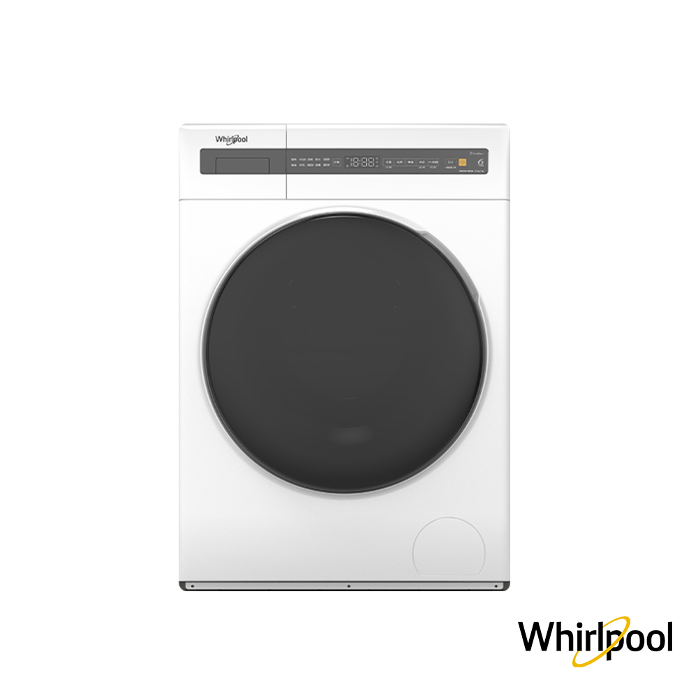 美國Whirlpool 10.5公斤滾筒洗脫烘變頻洗衣機 WWEB10701BW