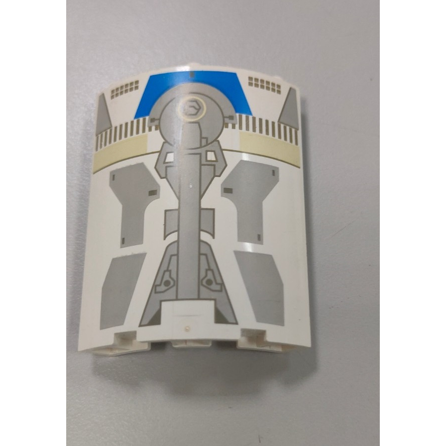 (二手尋寶) 樂高 星際大戰系列 - 4x4x6 4/1 圓柱體 逃生倉 印刷零件 (出自7106)