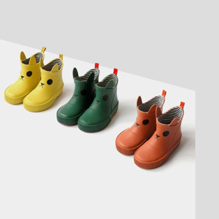 (零碼優惠)法國BOXBO KERRAN小表情系列雨靴-綠/橘/黃