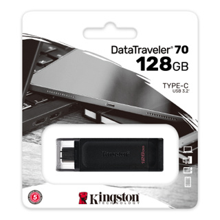 金士頓Kingston DataTraveler 70 隨身碟128GB / DT70 / USB-C 3.2 Gen1