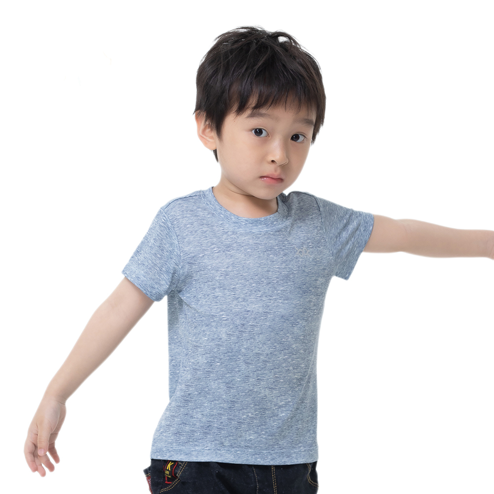 【WIWI】防曬排汗涼感衣(麻花灰 童70-150)台灣製造 吸濕排汗 瞬間涼感 高效透氣 雙重涼感 木糖醇