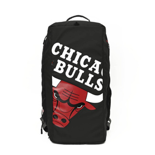 NBA 經典隊徽 兩用 旅行袋 公牛隊 3255171420 黑色