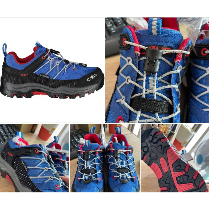 代購 CMP Rigel Low WP 3Q54554 登山鞋 童鞋 防水 撞色設計 運動風格 舒適度 有支撐