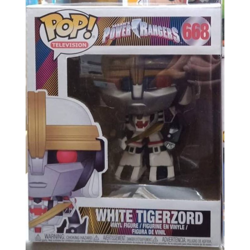 FUNKO POP 正版 668 白虎戰士 白虎金剛 六吋 TIGERZORD 金剛戰士 TELEVISION 美版