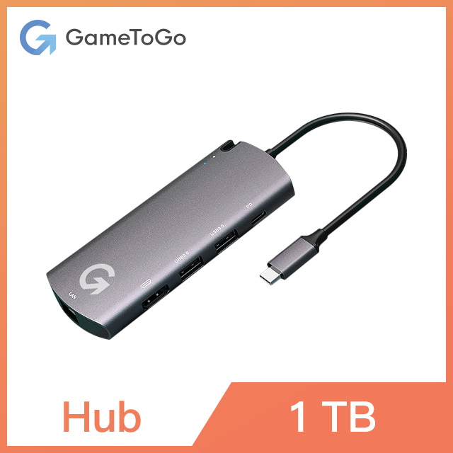 【官方免運】GameToGo Hub 1TB  Intel Cpu Mac 專用 外接式 Windows系統 雙系統