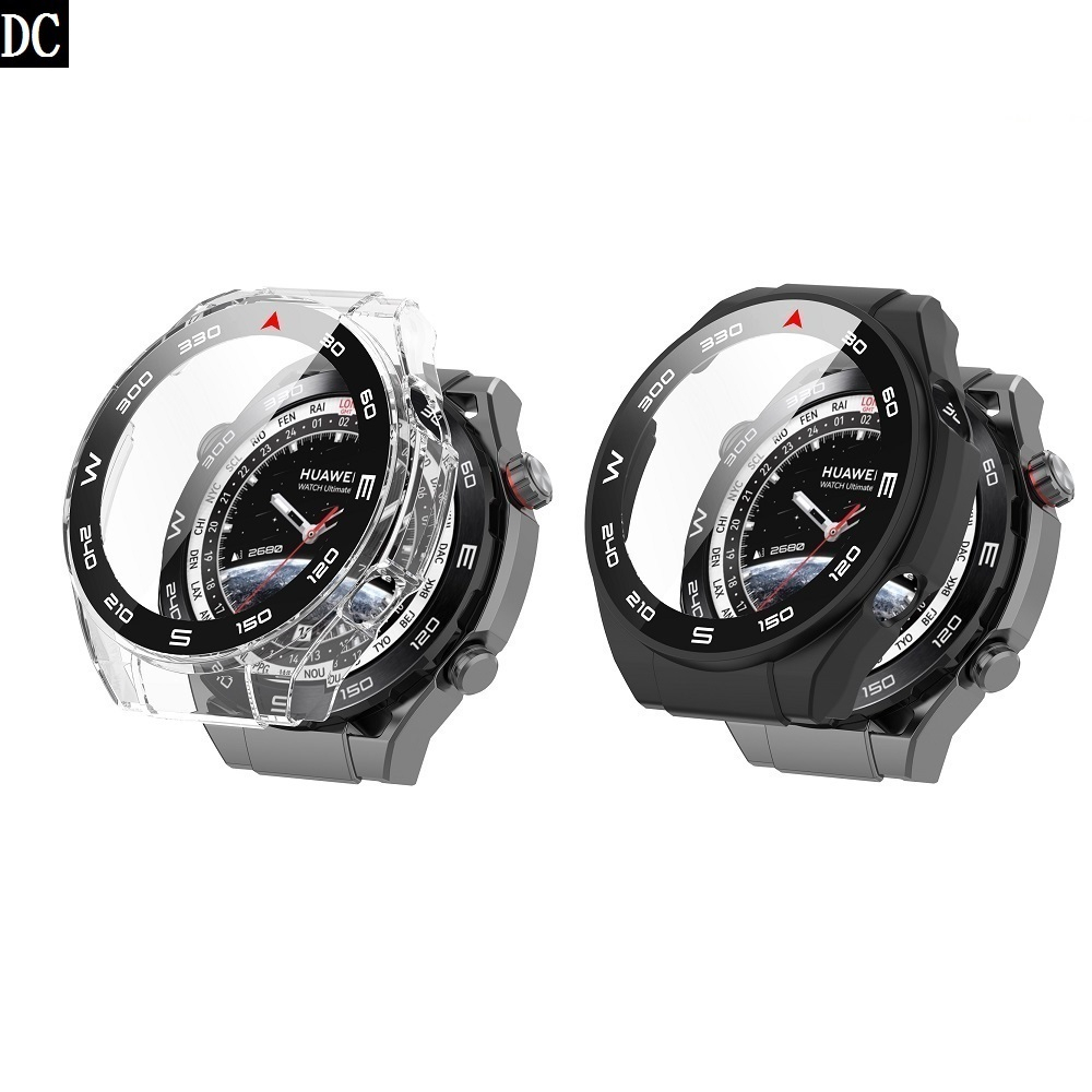 DC【PC+鋼化玻璃一體錶殼】適用 華為 HUAWEI WATCH Ultimate 全包 手錶 保護殼 硬殼