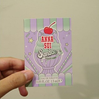 【全新買就送小禮】Anna Sui 果漾聖代淡香水-戀愛紫檸針管/樂夏百香針管1.5ml 香水 隨身瓶 便宜賣
