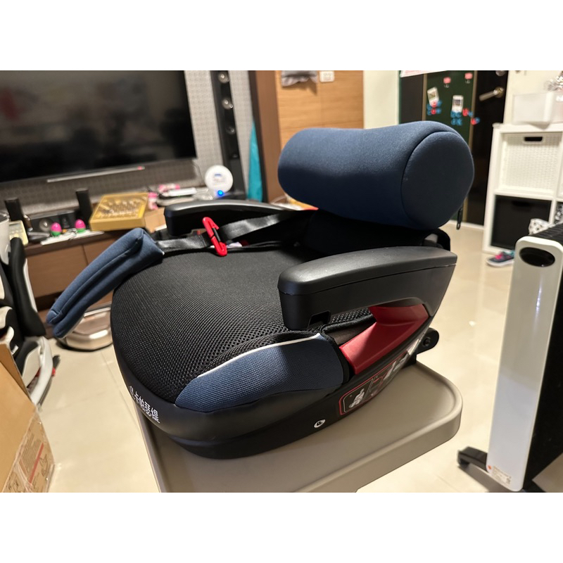 CAPACITY 卡帕瑟緹 ISOFIX/安全帶 輔助增高座墊/汽車安全座椅 (經典藍)