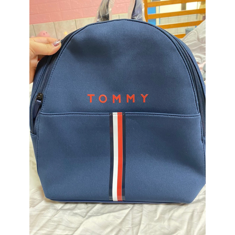 Tommy 藍色後背包（全新）-免運