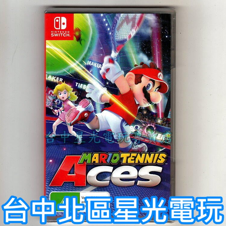 Nintendo Switch 瑪利歐網球 王牌高手 中文版全新品【台中星光電玩】