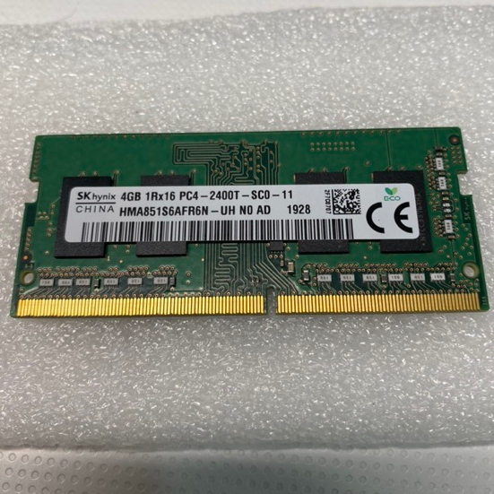 SK 海力士 4GB 1Rx16 PC4-2400T-SCO-11 筆電記憶體 DDR4