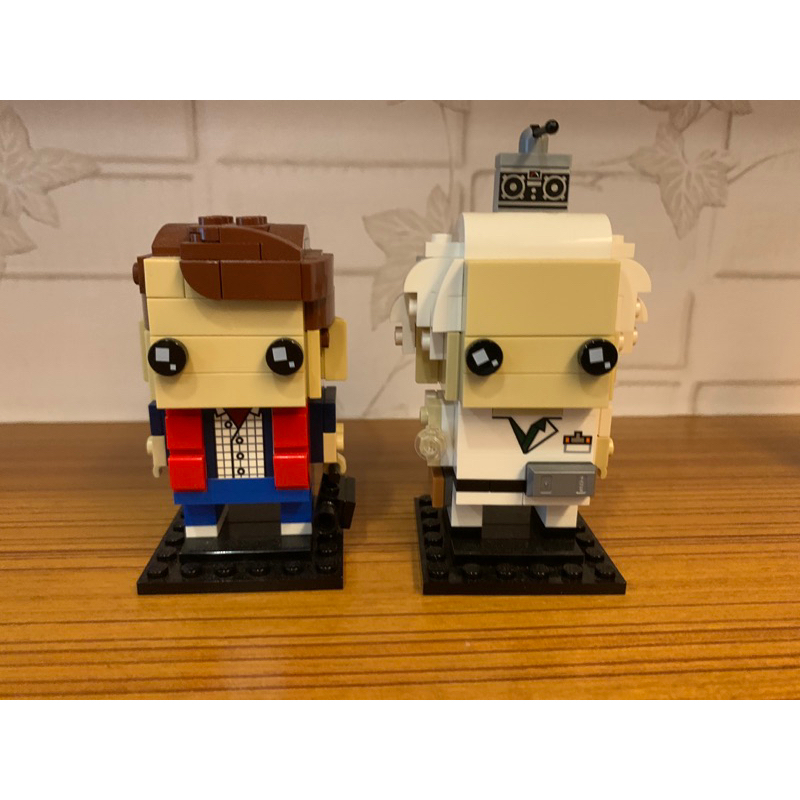 二手樂高-樂高LEGO 41611 BrickHeadz大頭娃娃系列、馬蒂·麥克弗萊和布朗博士-議價者不回應