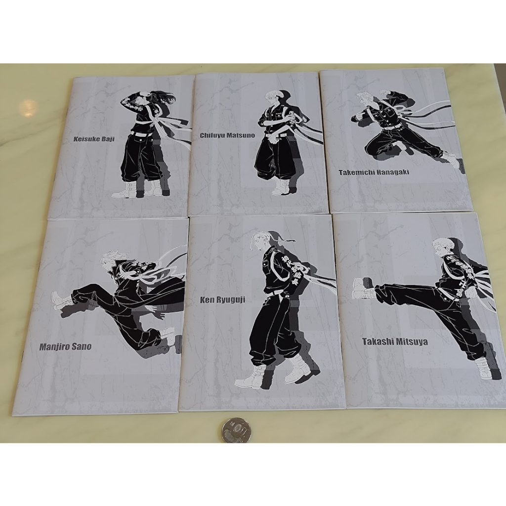 東京復仇者 筆記本 佐野萬次郎 場地圭介 松野千冬 龍宮寺堅 花垣武道 三谷隆