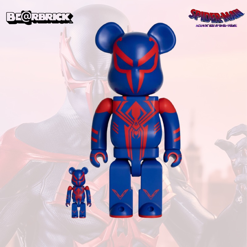 🖇️預購文🖇️ BE@RBRICK SPIDER-MAN 2099 蜘蛛人400%+100%