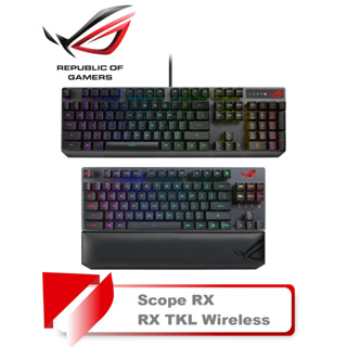 【TN STAR】ROG STRIX SCOPE RX TKL WIRELESS DELUXE 電競鍵盤/青/紅/茶軸