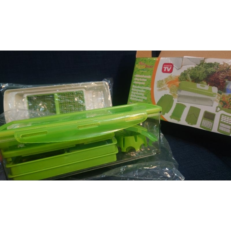 (二手)nicer dicer plus 廚房切菜器12件組