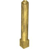 LEGO 樂高 43888 珠光金 柱 圓柱 方底磚 Support 1x1x6 Solid Pillar 610720