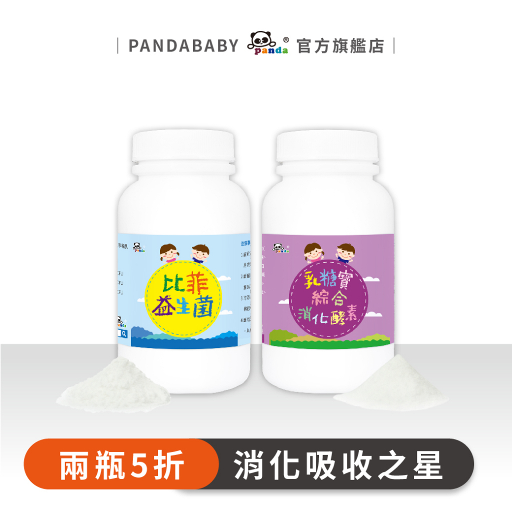 鑫耀生技Panda乳糖寶綜合消化酵素120g+比菲益生菌150g[對折優惠]