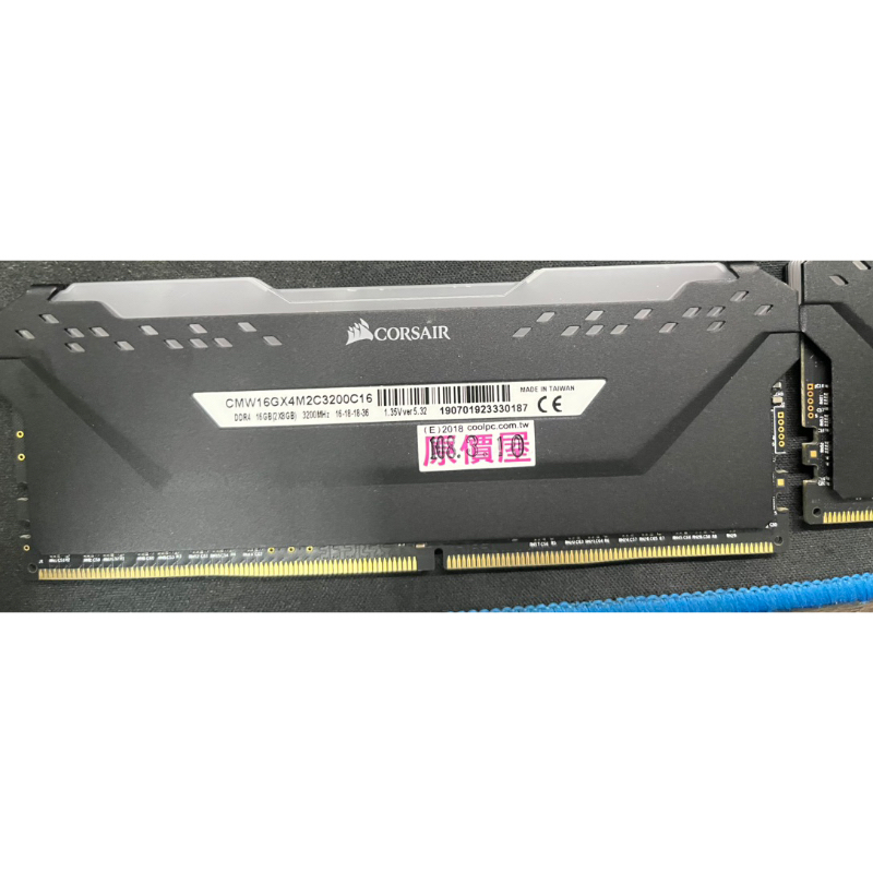 RAM海盜船 8GB PC4-25600 DDR4-3200