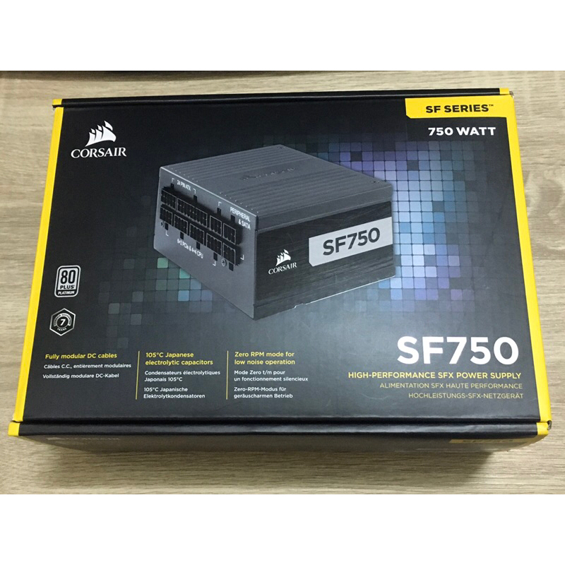 CORSAIR 海盜船 SF750 750W Platinum 白金 SFX 電源供應器