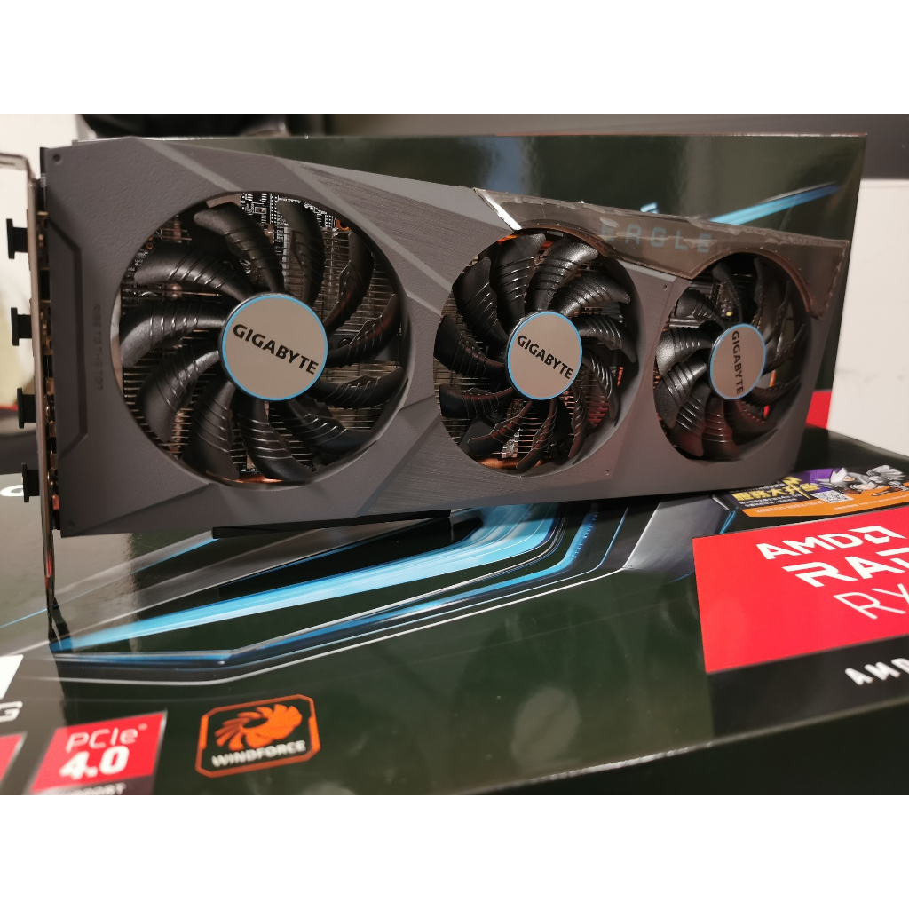 GIGABYTE RX 6600 EAGLE 8G 送 MSI Suprim x 滑鼠墊