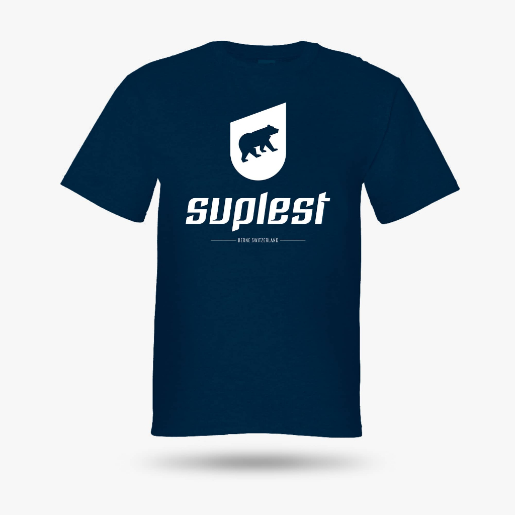 SUPLEST T-SHIRT 深藍色T恤 共三色(黑色/深藍/灰色) 贈限量品牌胸章