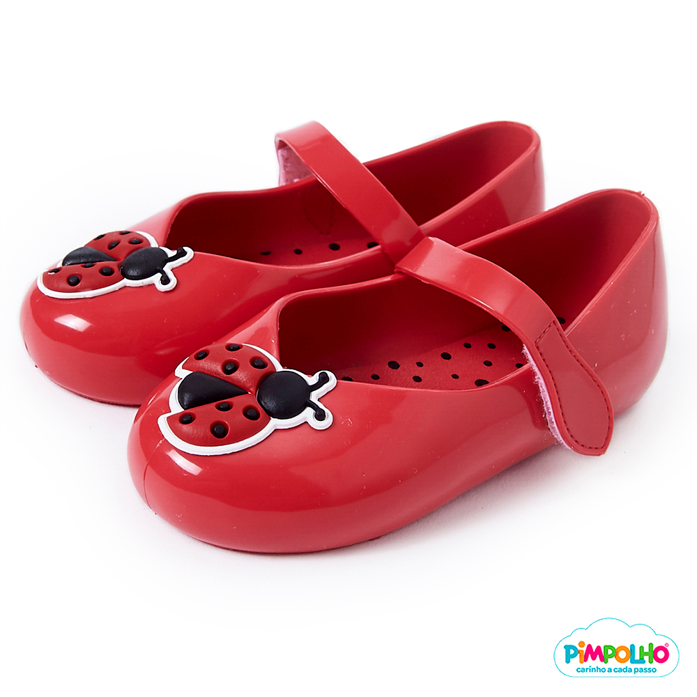 Pimpolho 可愛小瓢蟲小童鞋-紅色