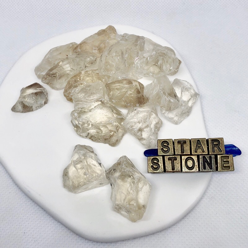 STARSTONE｜星際原石水晶 ★ 巴西 黃水晶 檸檬水晶 原礦 擺件★ 太陽輪