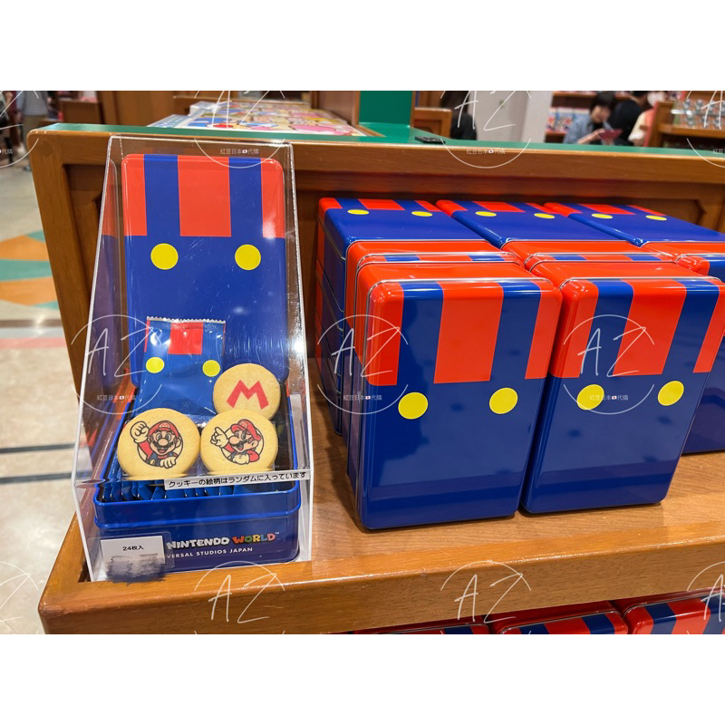預購！週週入園日本🇯🇵大阪環球影城 馬力歐餅乾盒 24枚入