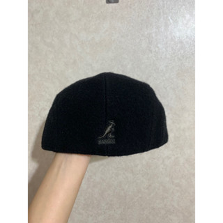 (二手)KANGOL WOOL 507經典袋鼠黑鴨舌帽小偷帽報童帽