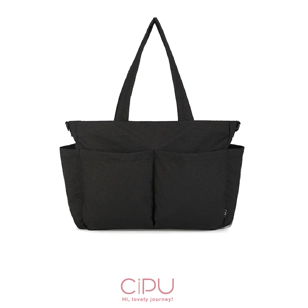 CiPU喜舖 Light側背包(Simple黑) 媽媽包/側背包/大容量/多隔層/輕量包/母嬰媽咪包/通勤包/旅行包