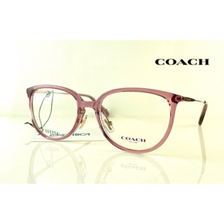 ☆高雄眼鏡站☆全新正品 COACH HC6175D 5556 透明紫復合式款
