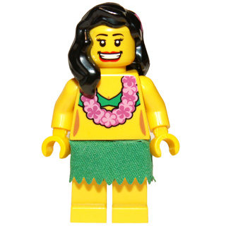 玩樂趣 LEGO樂高 8803 第三代 Hula Dancer 純人偶+底板一片 二手人偶
