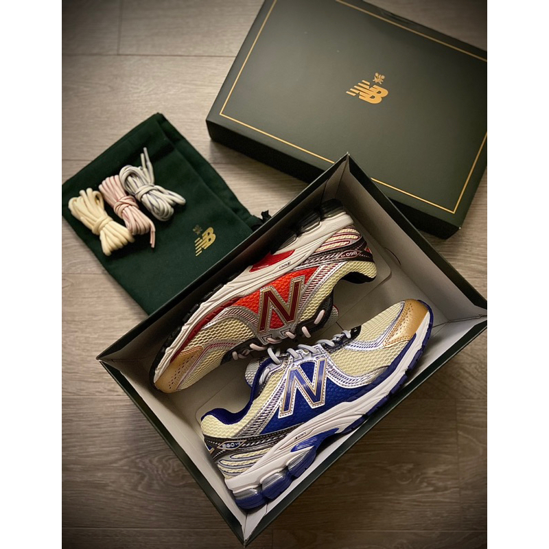 New Balance x  Aimé Leon Dore 860V2 藍/紅 us11