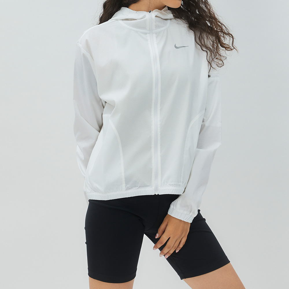 Nike AS W IMP LGHT JKT HD 女 白 運動 慢跑 連帽 風衣 外套 DH1991-100