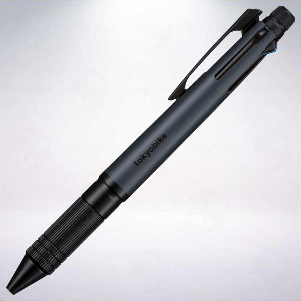 日本 三菱鉛筆 Uni JETSTREAM tokyobike 5機能金屬版多功能筆: 車庫海軍藍
