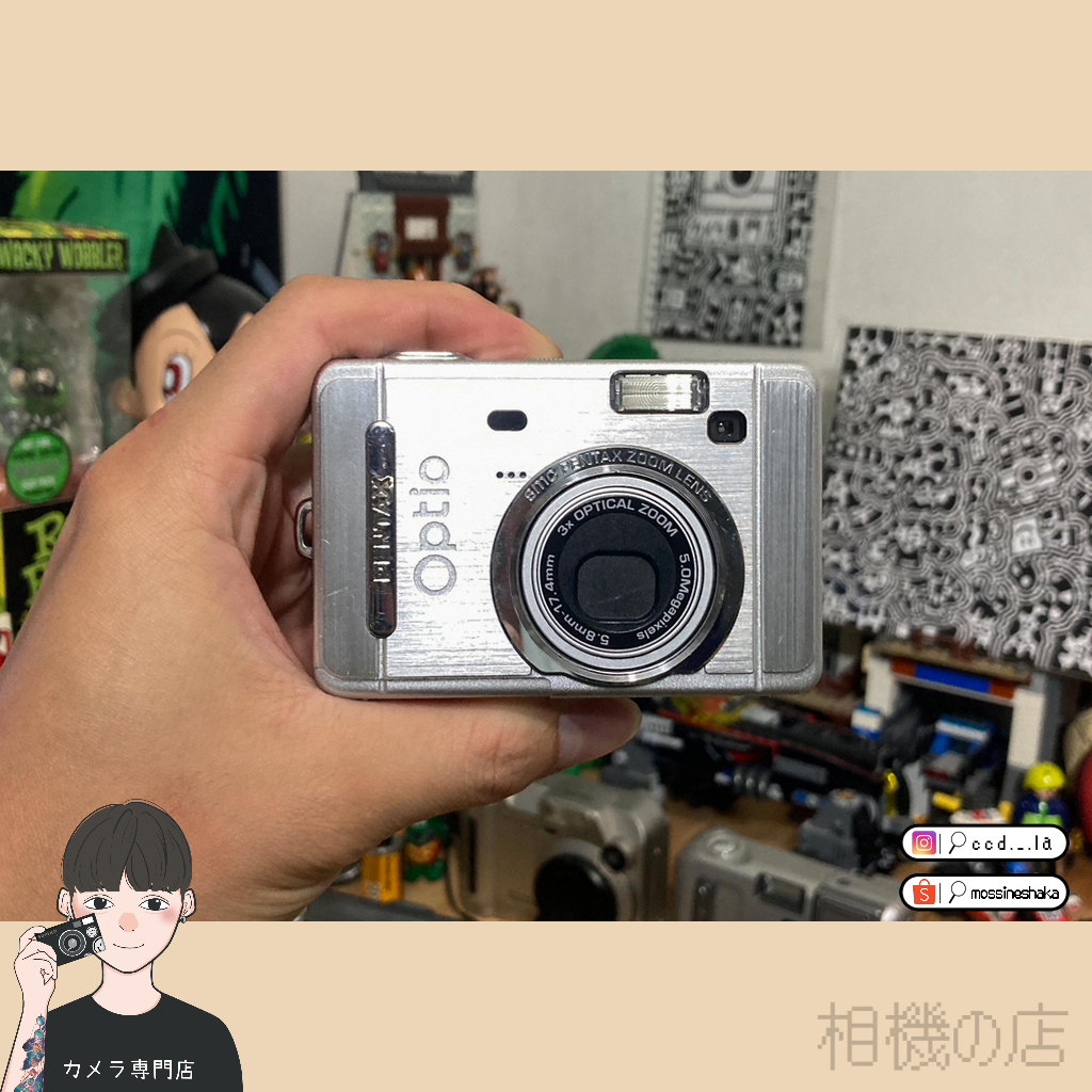 〈相機の店〉📷 賓得士 PENTAX OPTIO S55 千禧年 復古Y2K CCD相機 底片感 [B級] (現貨)