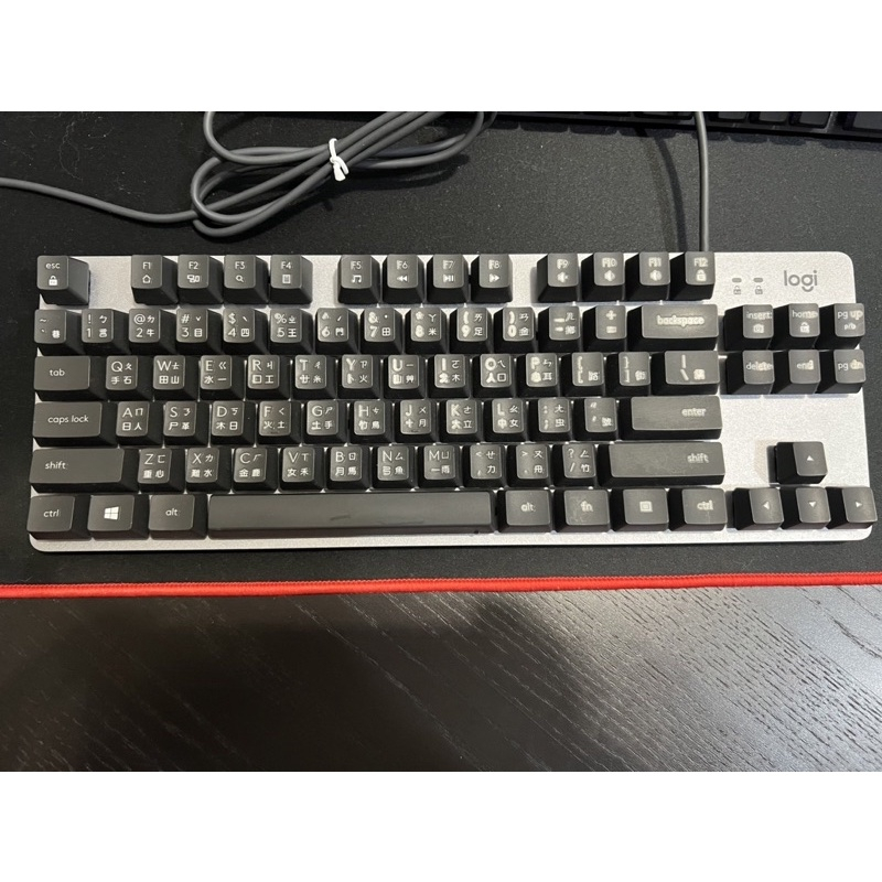 Logitech 羅技K835 TKL 有線機械式鍵盤 二手 黑色