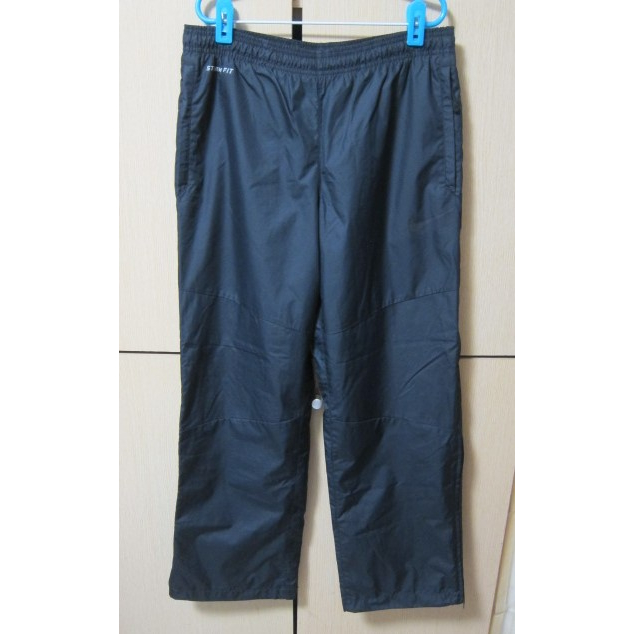 NIKE STORM-FIT 防風防水運動長褲(M~170/76A~內抽繩~黑~褲管可束~褲管側拉鍊到大腿~)